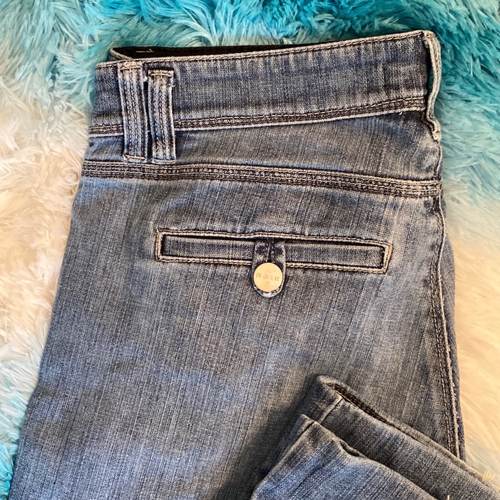 NOIR-Vintage Mid waist wide leg jeans.